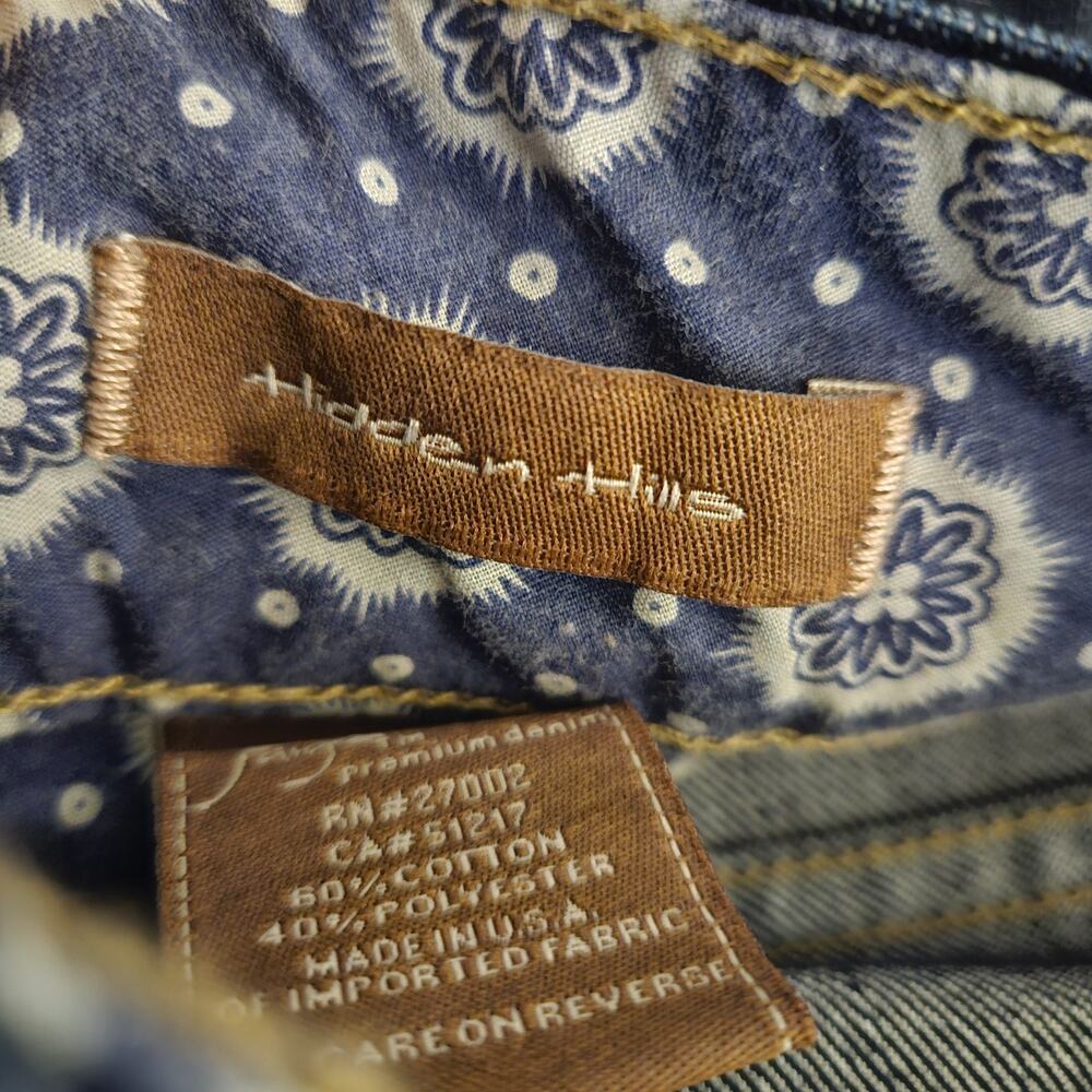 Paige Premium Denim Hidden Hills Dark Wash Capri Jeans Women's Size 26 - Picture 7 of 8